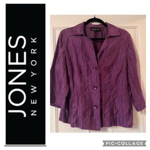 Perfect Plum Purple Jacket Top